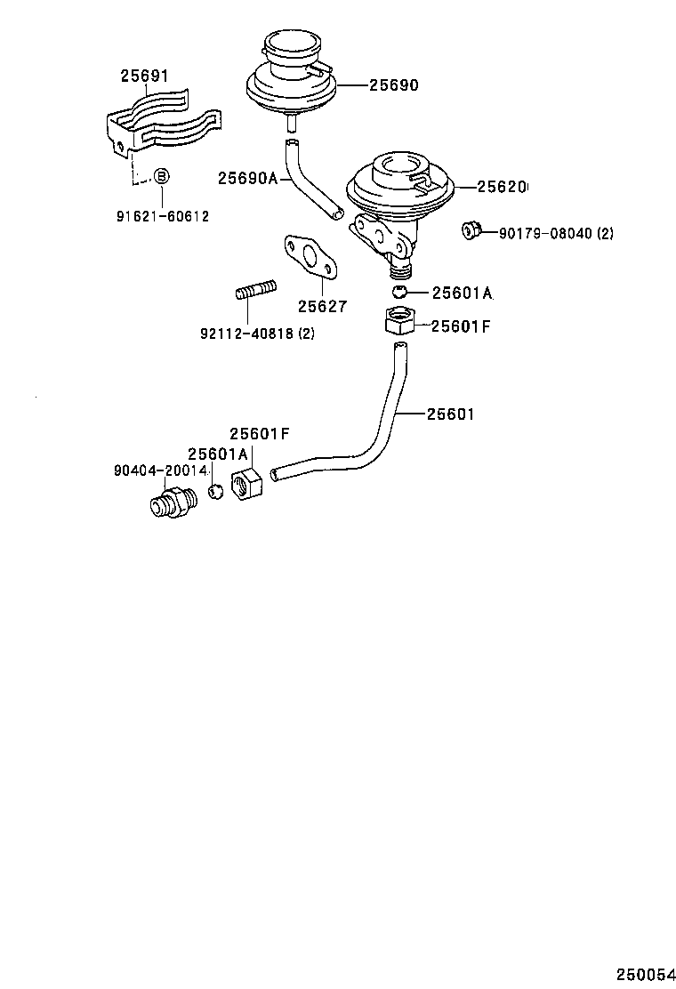90402-20009 UNION(FOR EGR PIPE, NO.1) product image