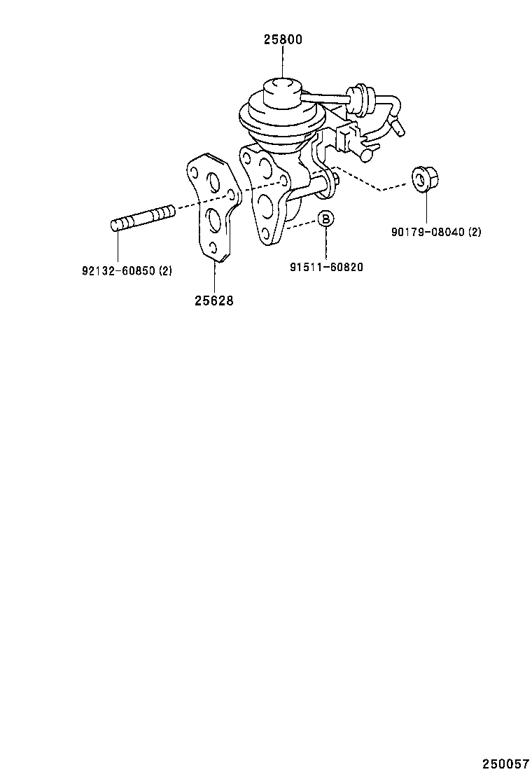 25628-74010 GASKET, EGR INLET product image