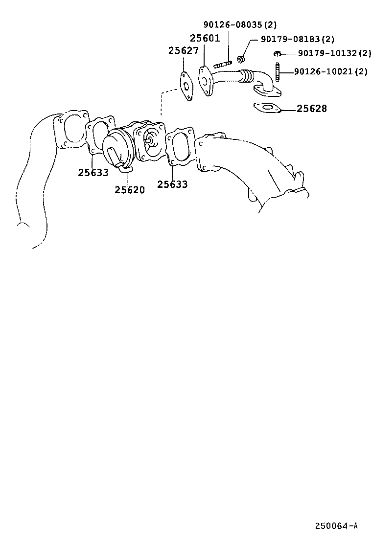 25615-17010 PLATE, EGR HOLE COVER product image