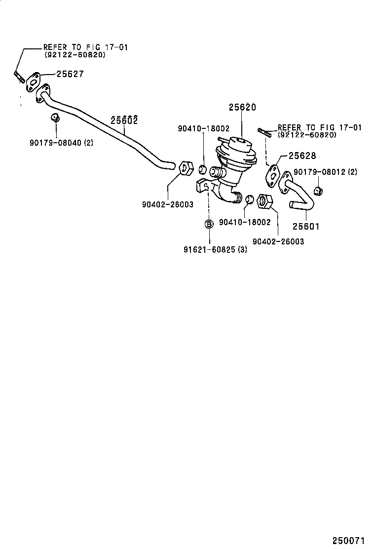 25627-64050 GASKET, EGR VALVE product image