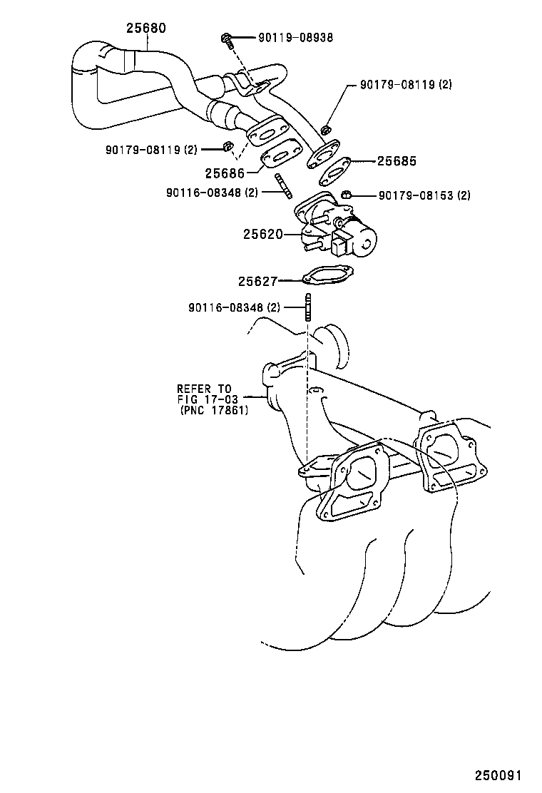 25680-46010 COOLER ASSY, EGR product image