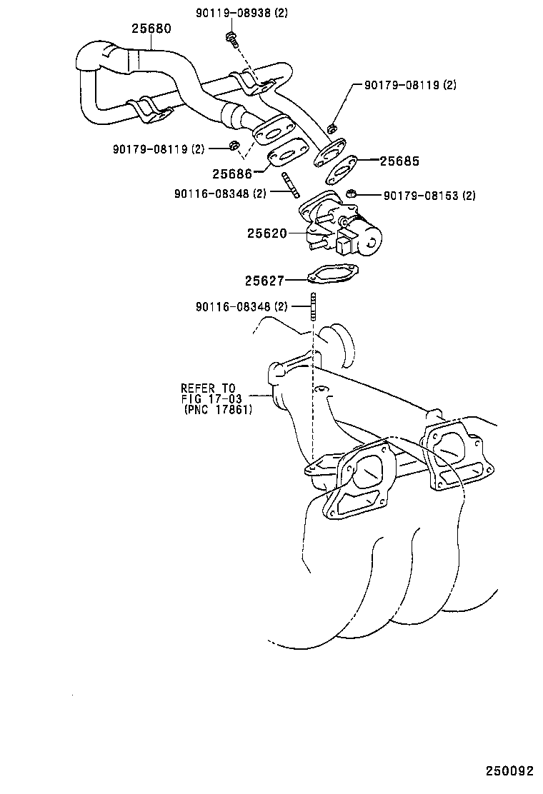 25680-46010 COOLER ASSY, EGR product image