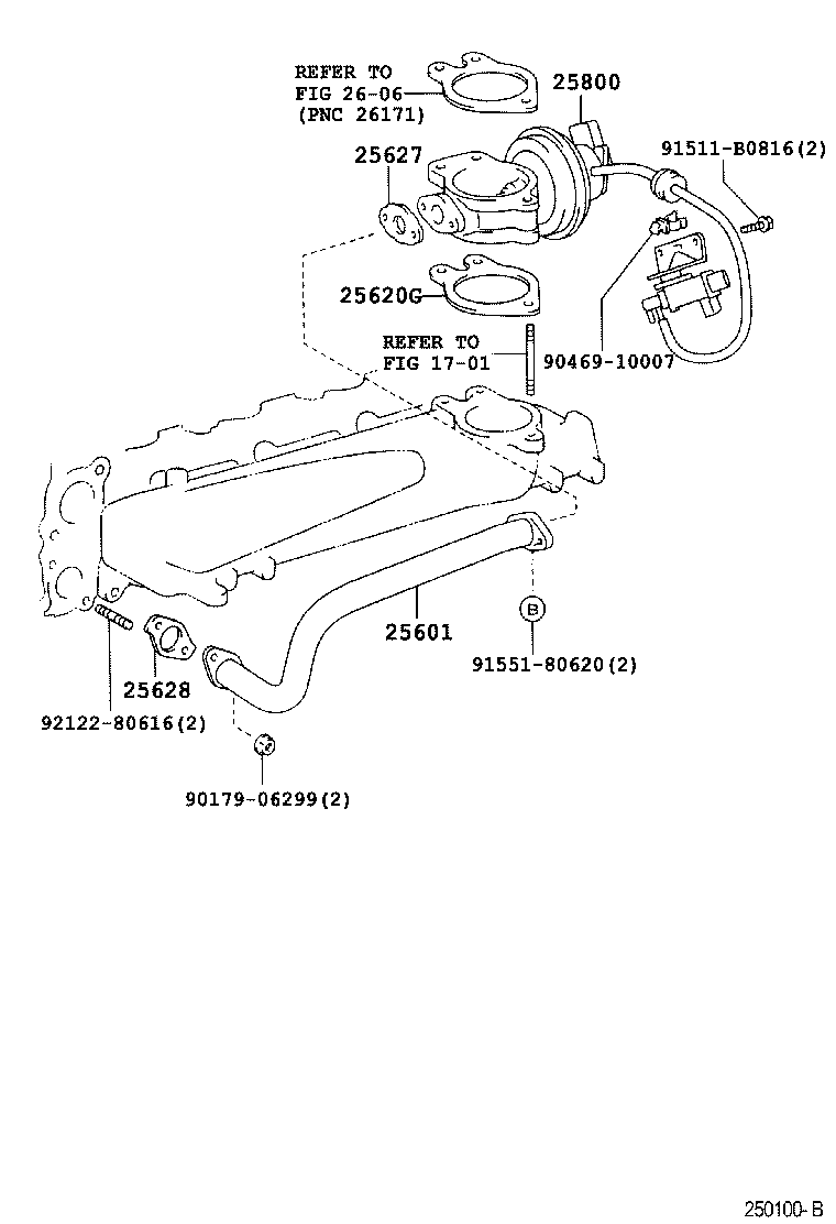 25695-30020 HOSE, EGR VACUUM MODULATOR product image