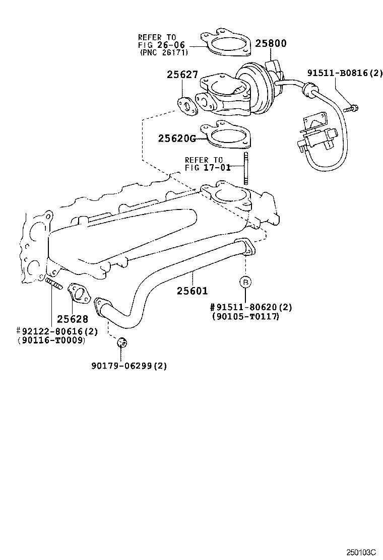 25800-54220 VALVE ASSY, ELECTRIC EGR CONTROL product image