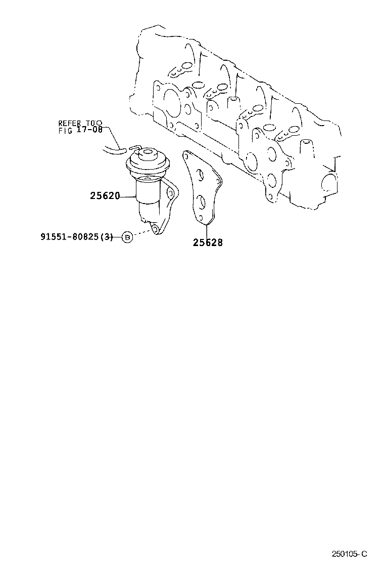 25620-33010 VALVE ASSY, EGR product image