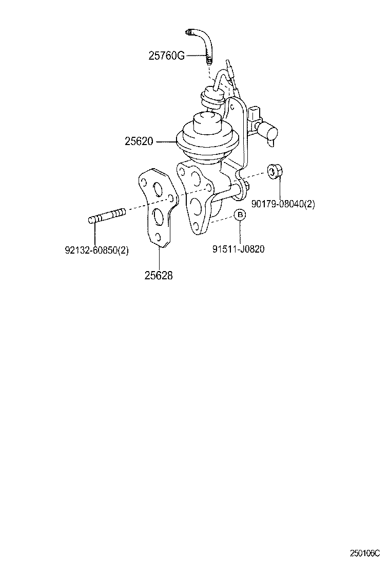 25800-27040 VALVE ASSY, EGR product image