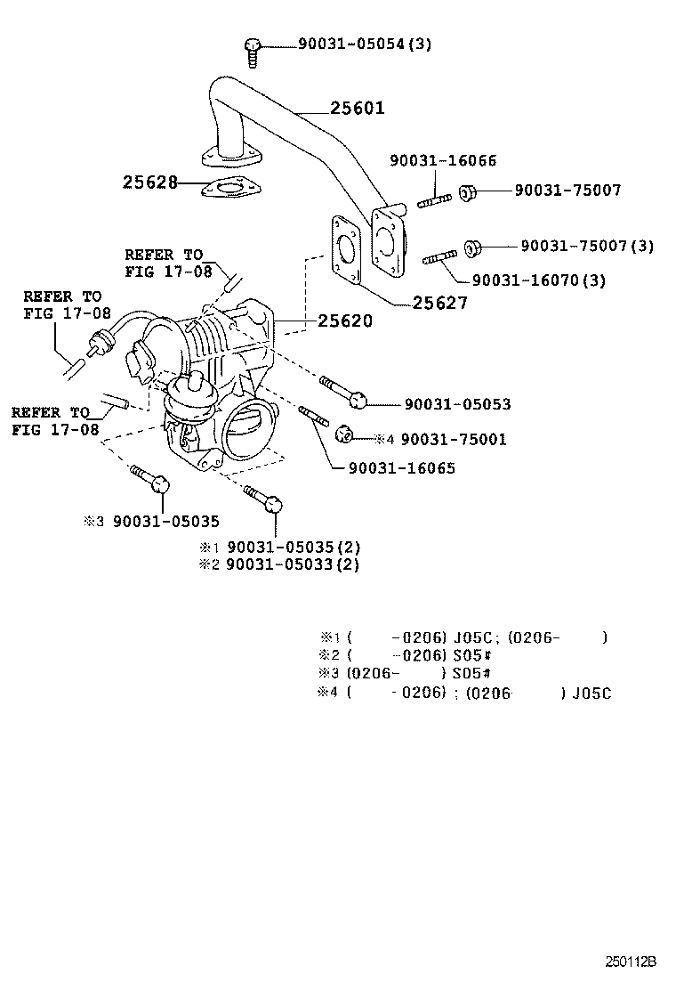 23809-78010 BRACKET, EGR VALVE product image