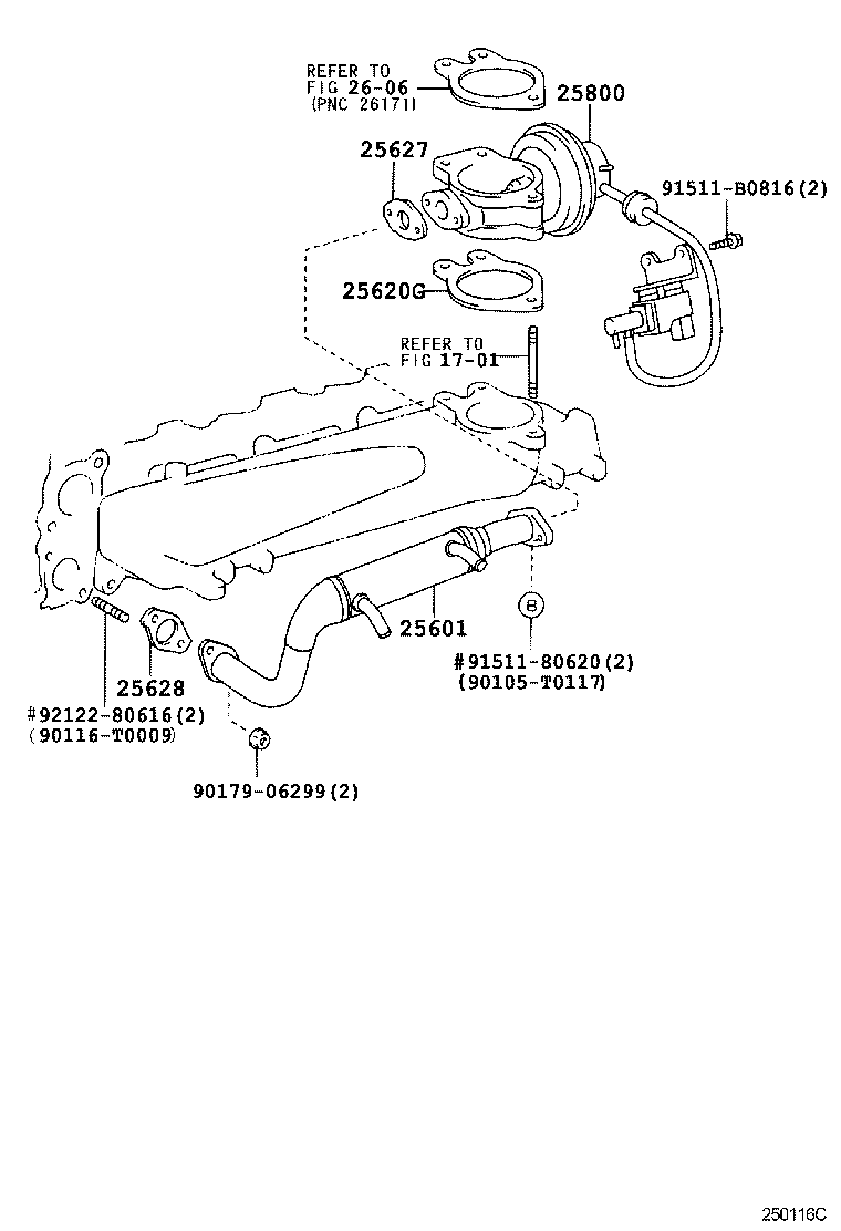 25800-54220 VALVE ASSY, ELECTRIC EGR CONTROL product image