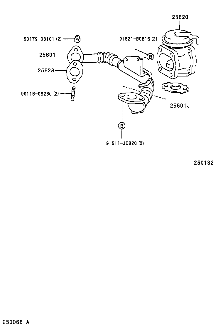 17173-78060 GASKET, EGR VALVE product image