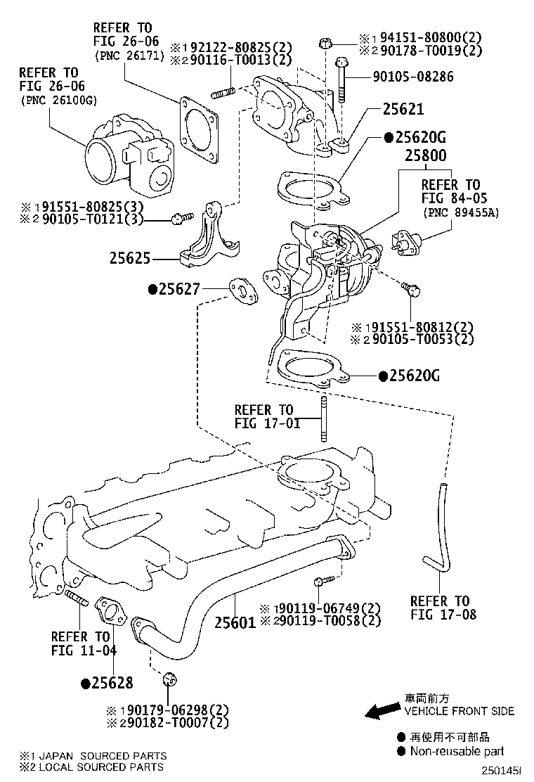 25630-0L030 VALVE ASSY, EGR, NO.2 product image