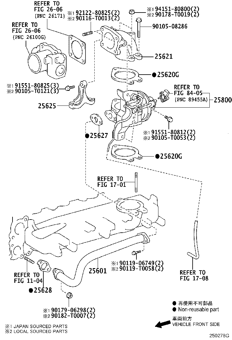 26171-30050 GASKET, DIESEL THROTTLE product image