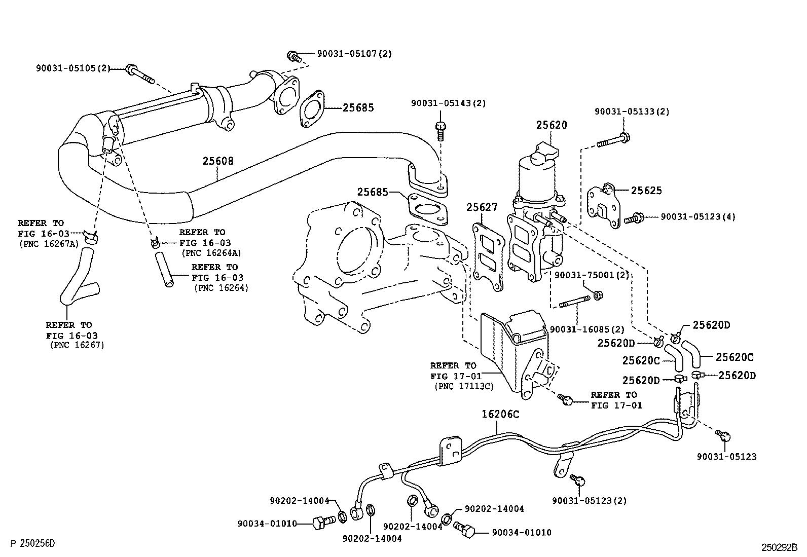 17173-78060 GASKET, EGR VALVE product image