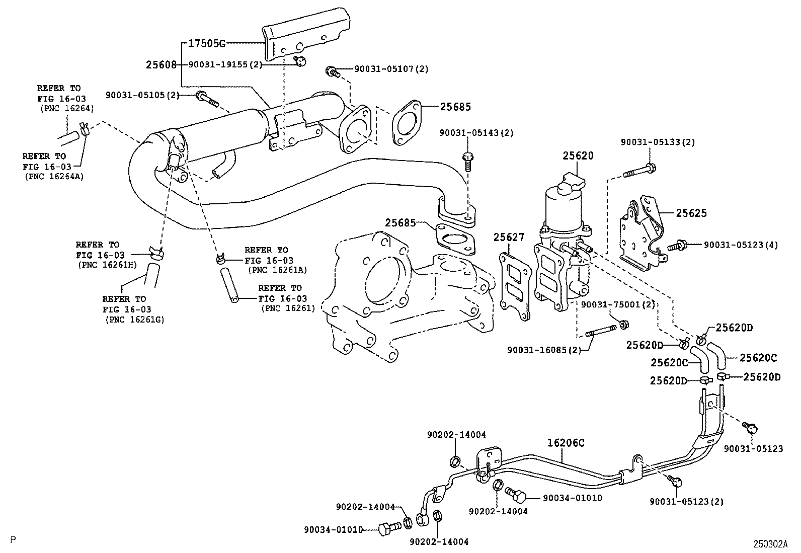 25608-78030 COOLER SUB-ASSY, EGR product image