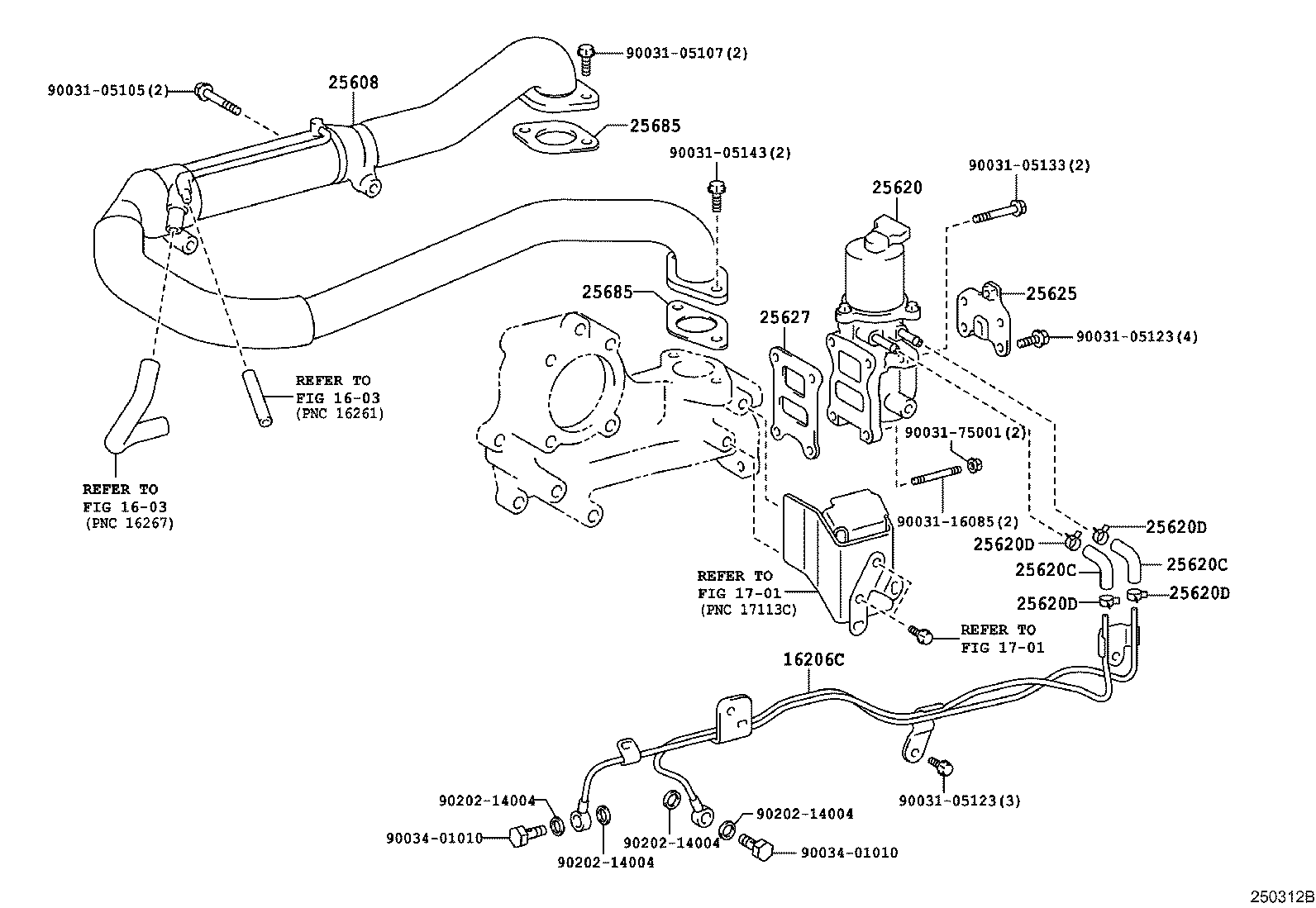25608-78030 COOLER SUB-ASSY, EGR product image