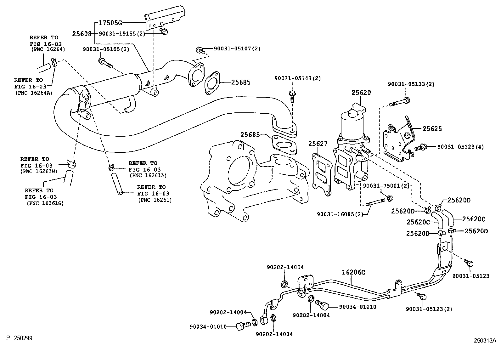 17173-78060 GASKET, EGR VALVE product image