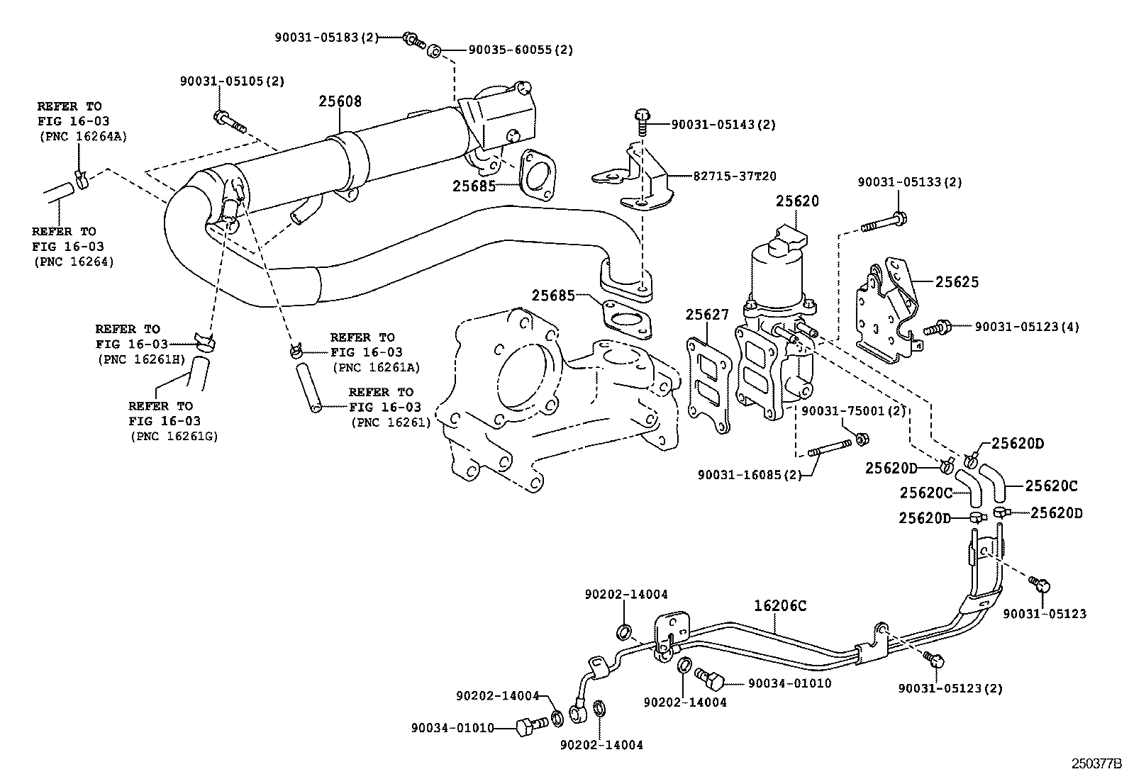 17173-78060 GASKET, EGR VALVE product image