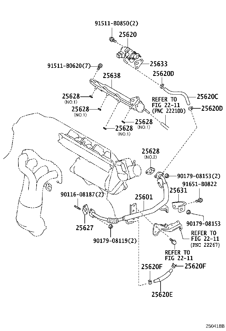 25638-28010 CHAMBER, EGR DELIVERY product image