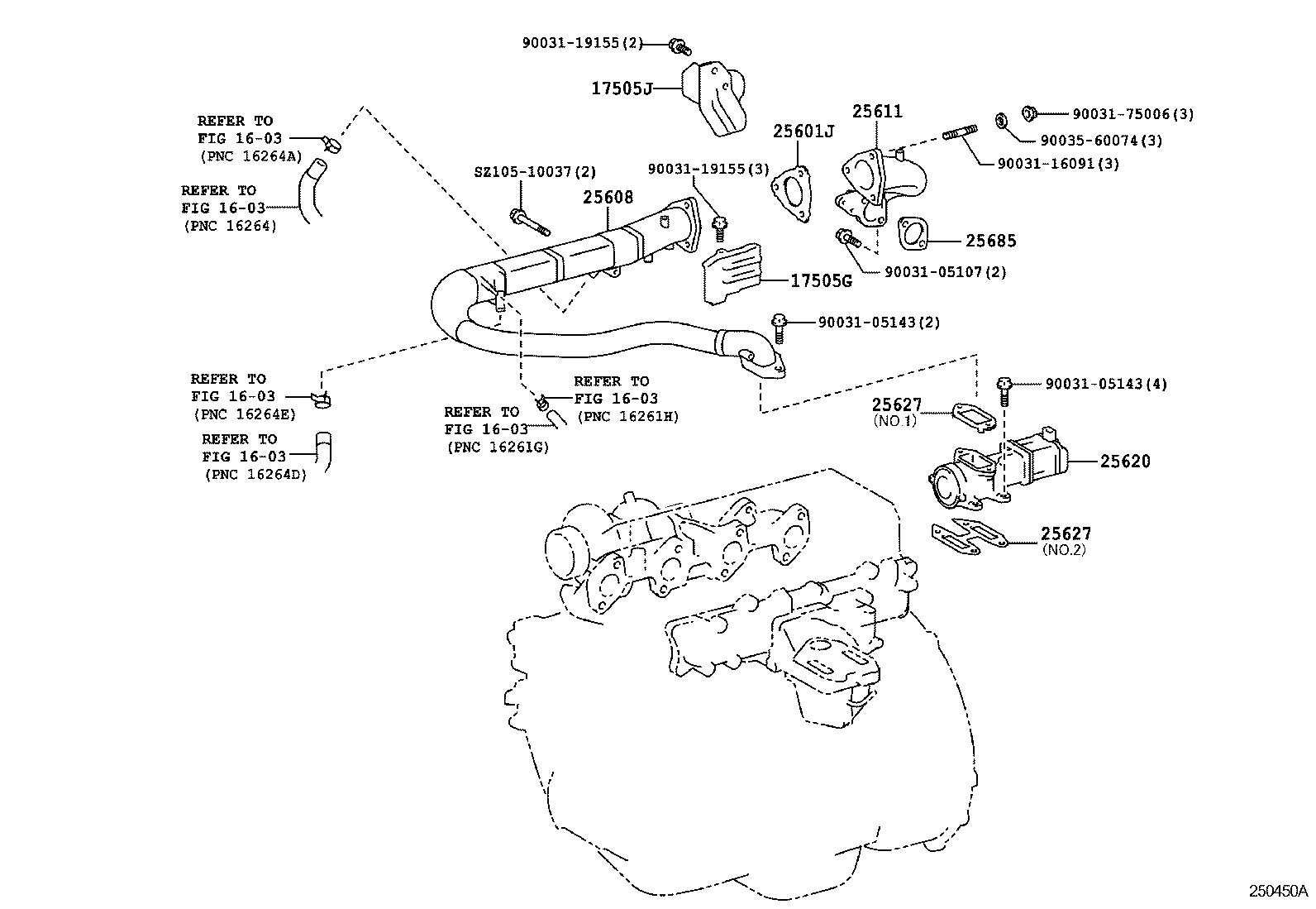 25620-E0261 VALVE ASSY, EGR product image