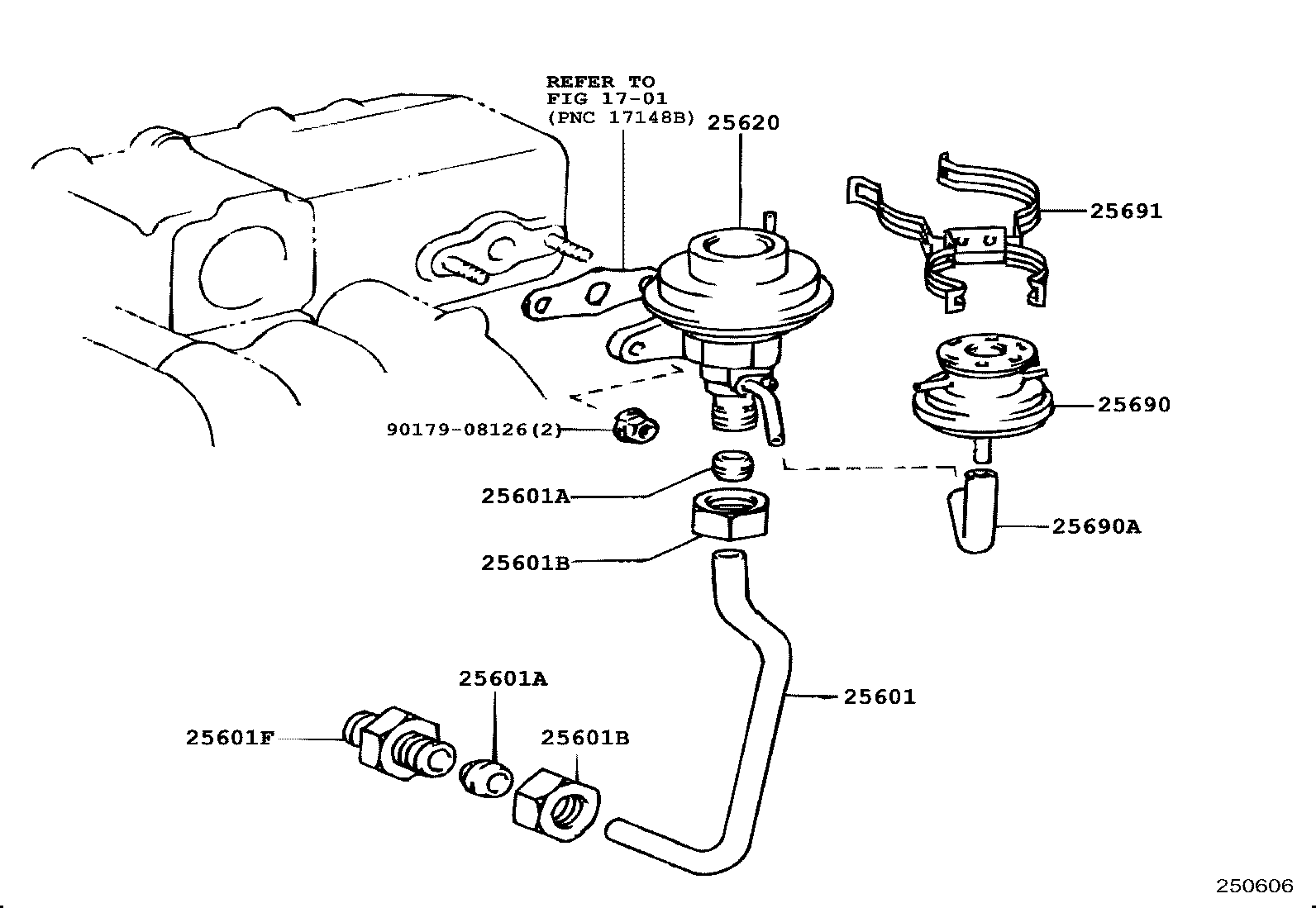 25620-13380 VALVE ASSY, EGR product image