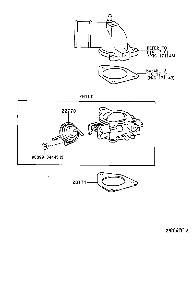 26100-54230 VENTURI ASSY product image