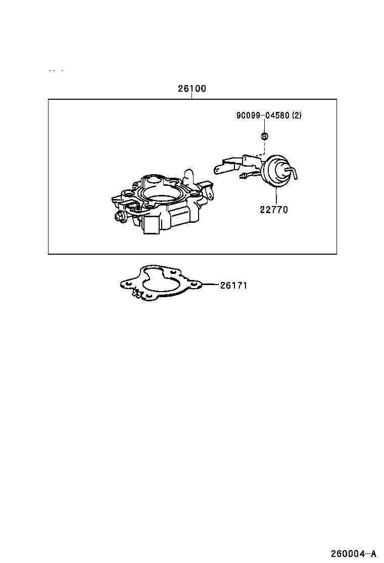 26100-54230 VENTURI ASSY product image