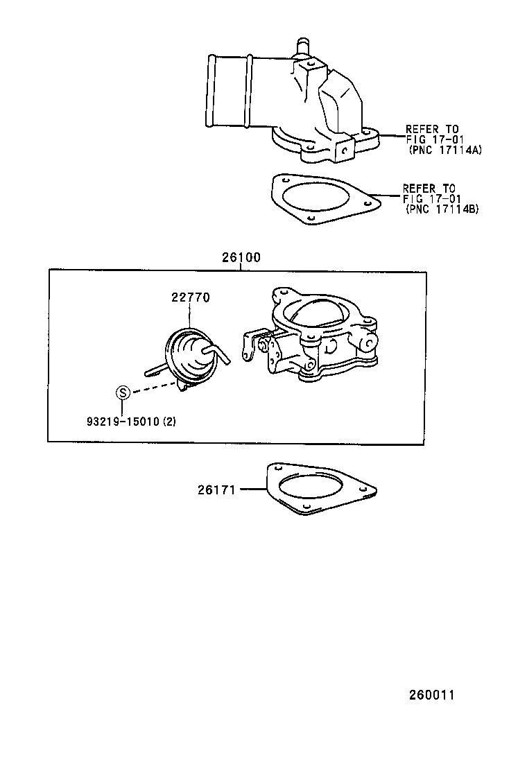 26100-67030 VENTURI ASSY product image