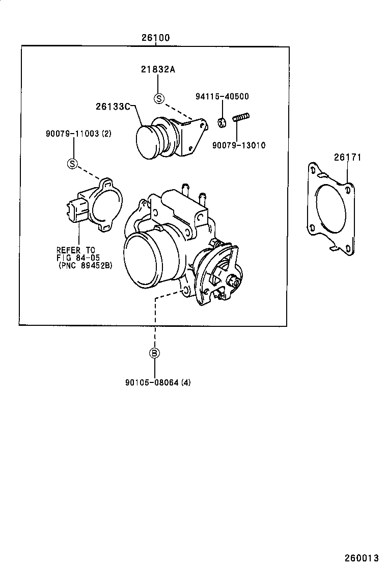 26100-64030 VENTURI ASSY product image