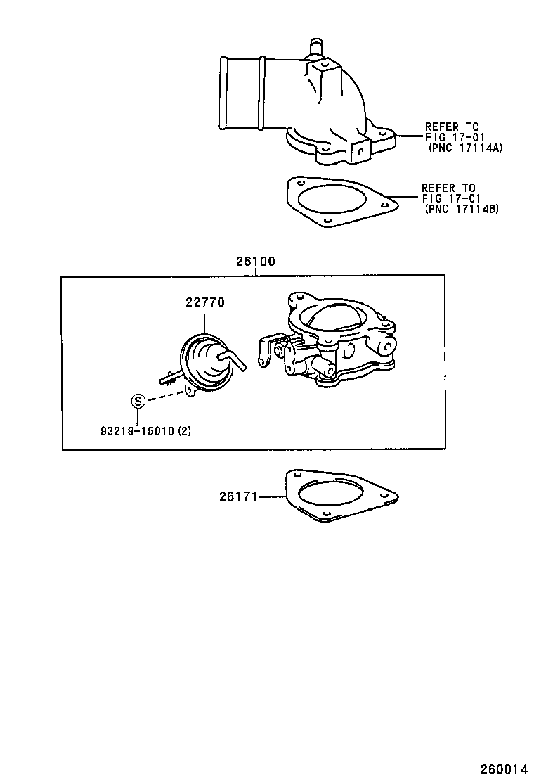 26100-54230 VENTURI ASSY product image