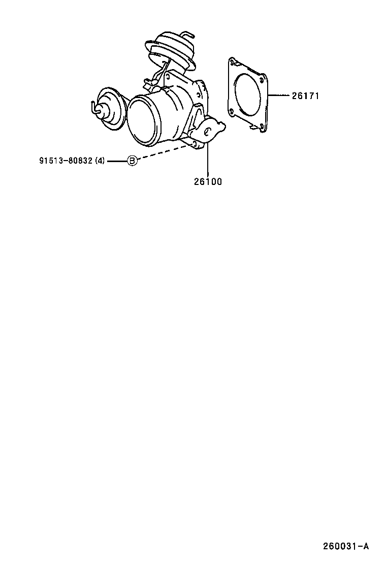 26100-64020 VENTURI ASSY product image