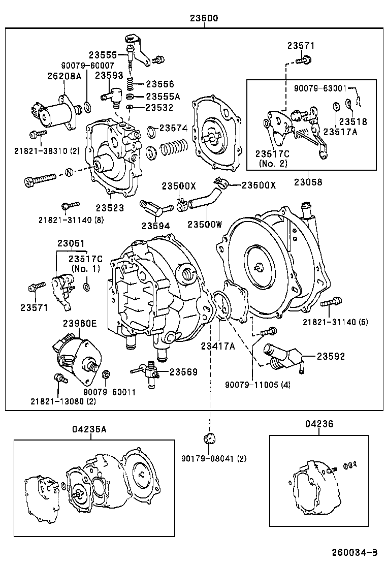 04236-70041 VALVE KIT, LPG REGULATOR product image