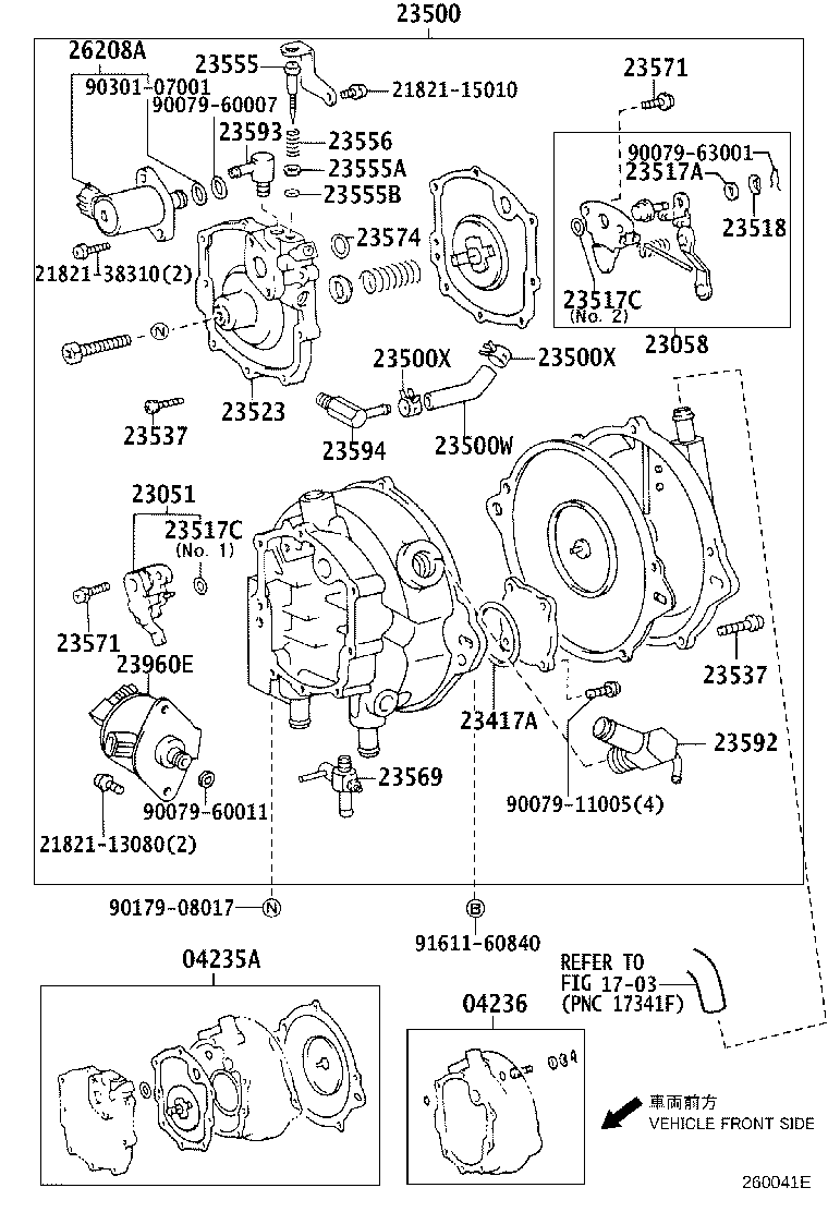 23592-73170 UNION, NO.2, FUEL HOSE product image