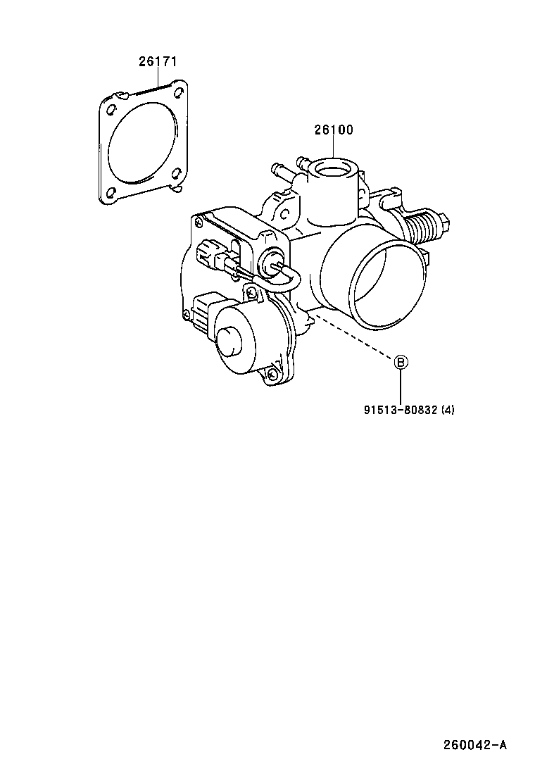 26100-64050 VENTURI ASSY product image