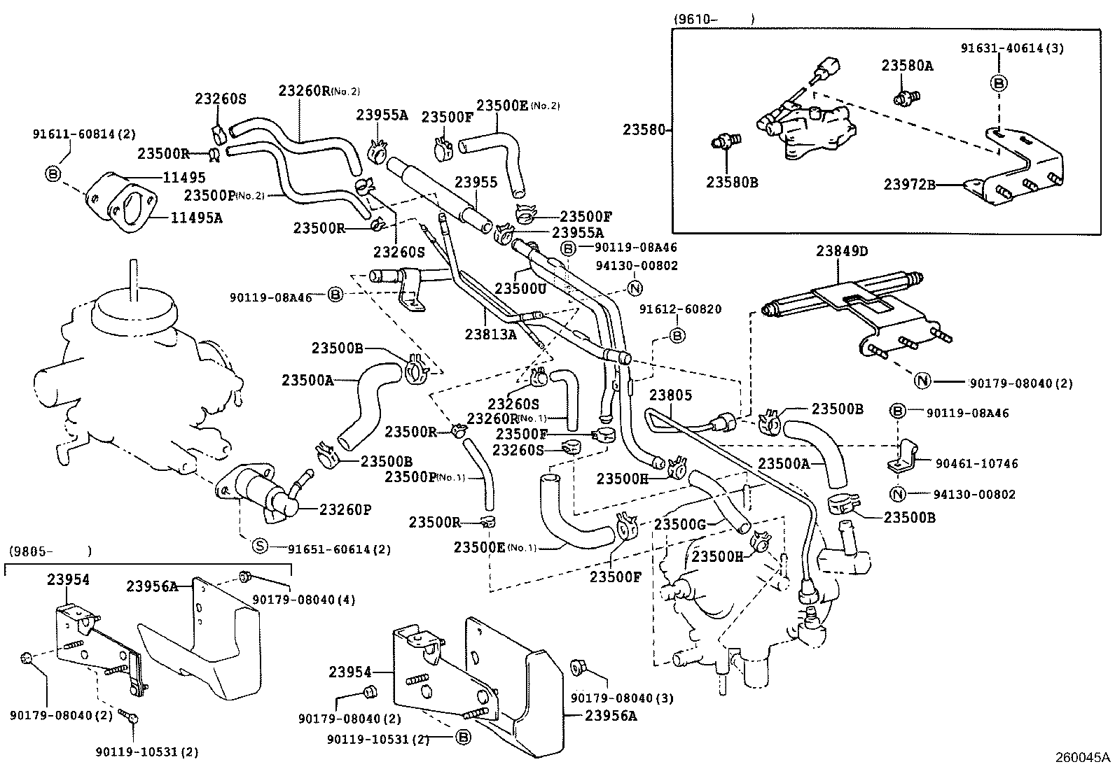 23954-73022 BRACKET, LPG REGULATOR product image