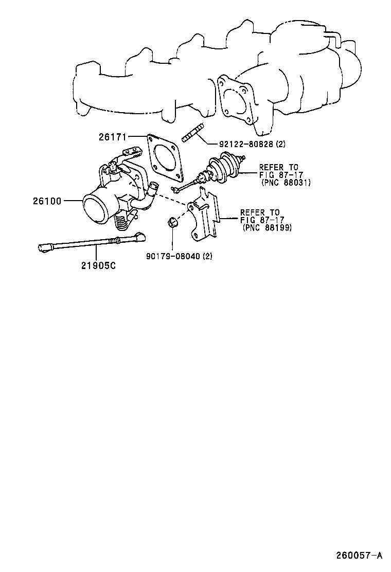 26171-58010 GASKET, VENTURI product image