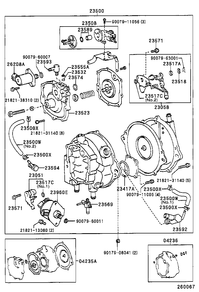 04236-70041 VALVE KIT, LPG REGULATOR product image