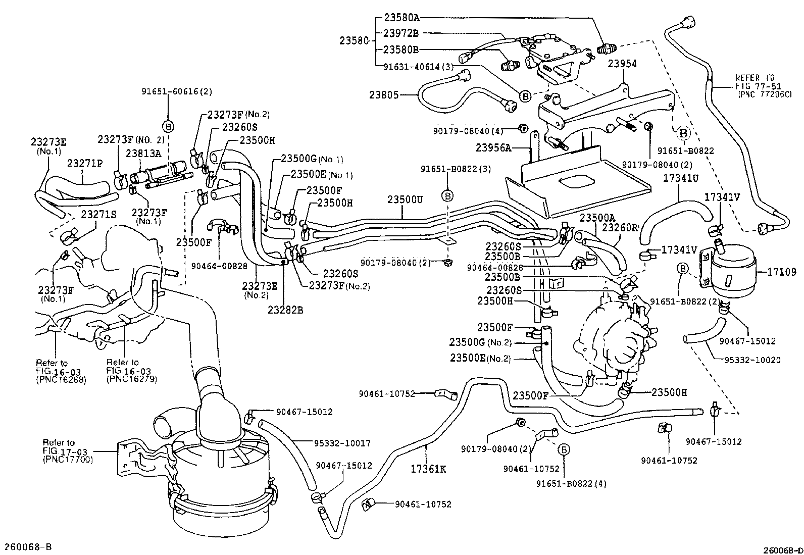 23271-75130 HOSE, NO.1(FOR LPG REGULATOR TO LPG CARBURETOR) product image