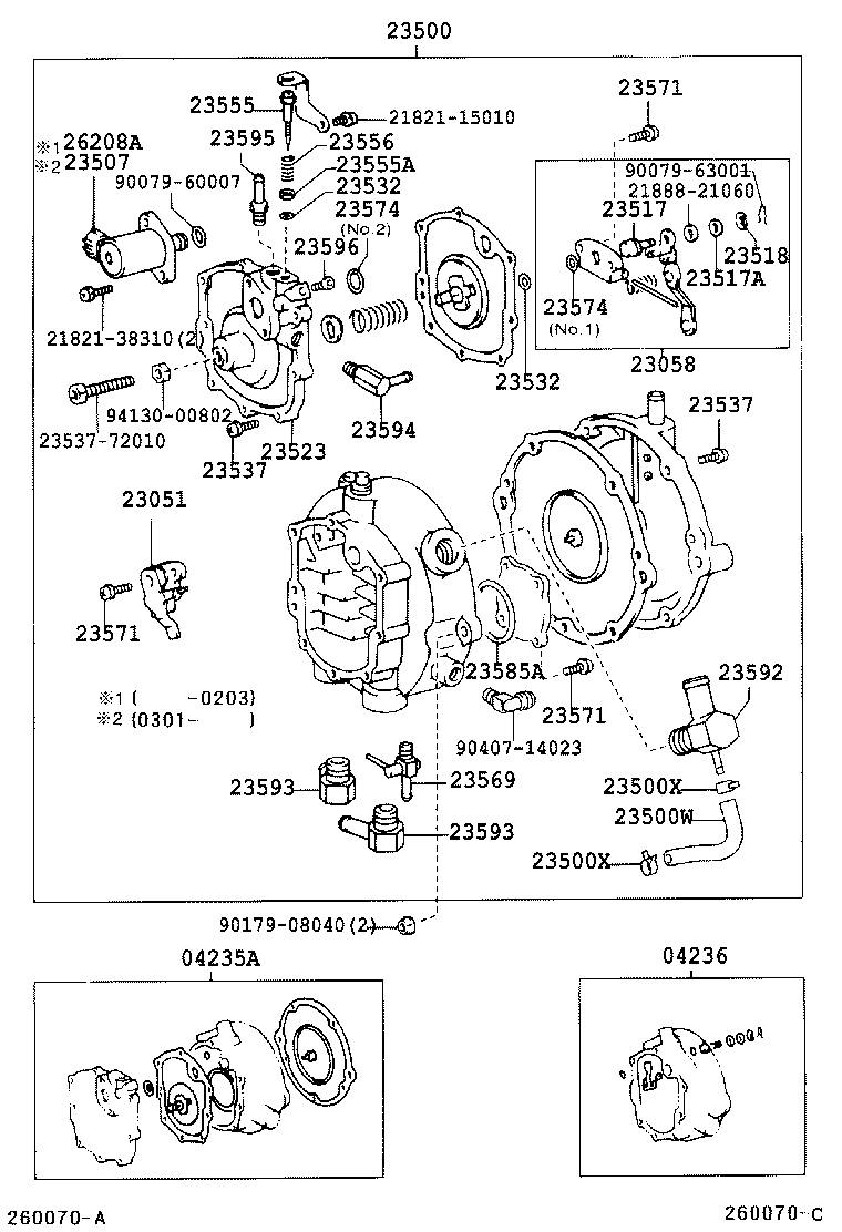 23592-75030 UNION, NO.2, FUEL HOSE product image
