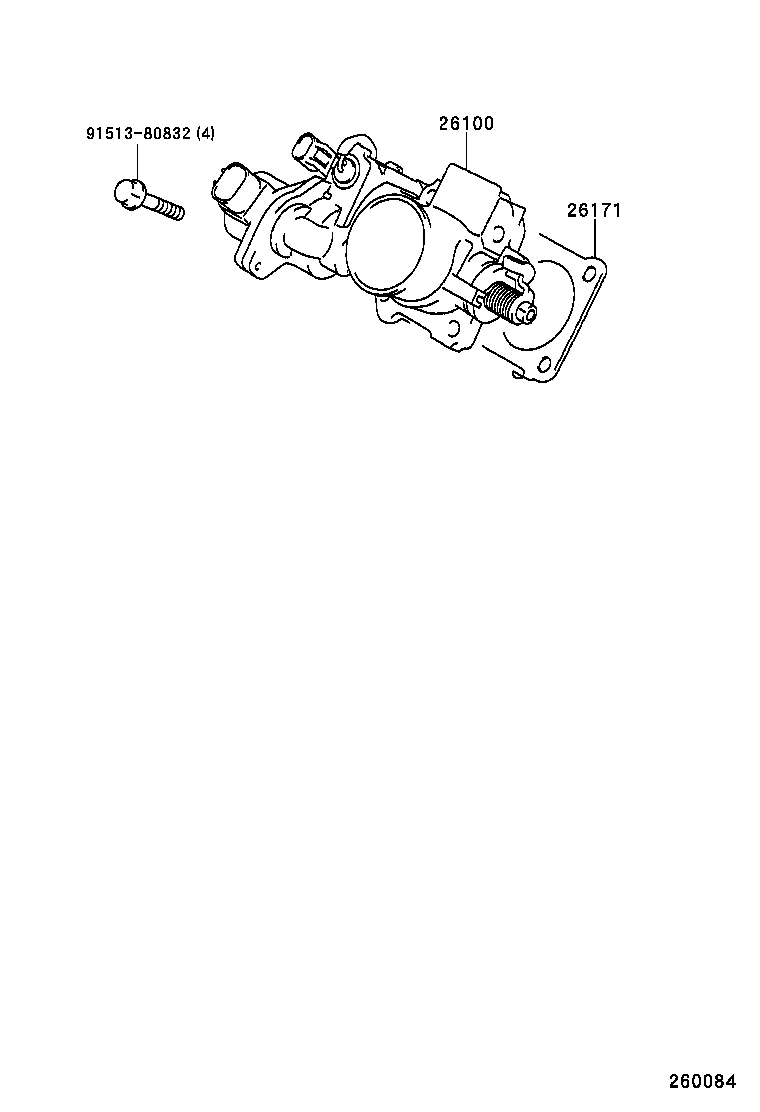 26171-64030 GASKET, VENTURI product image