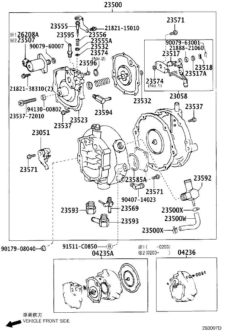23592-75050 UNION, NO.2, FUEL HOSE product image