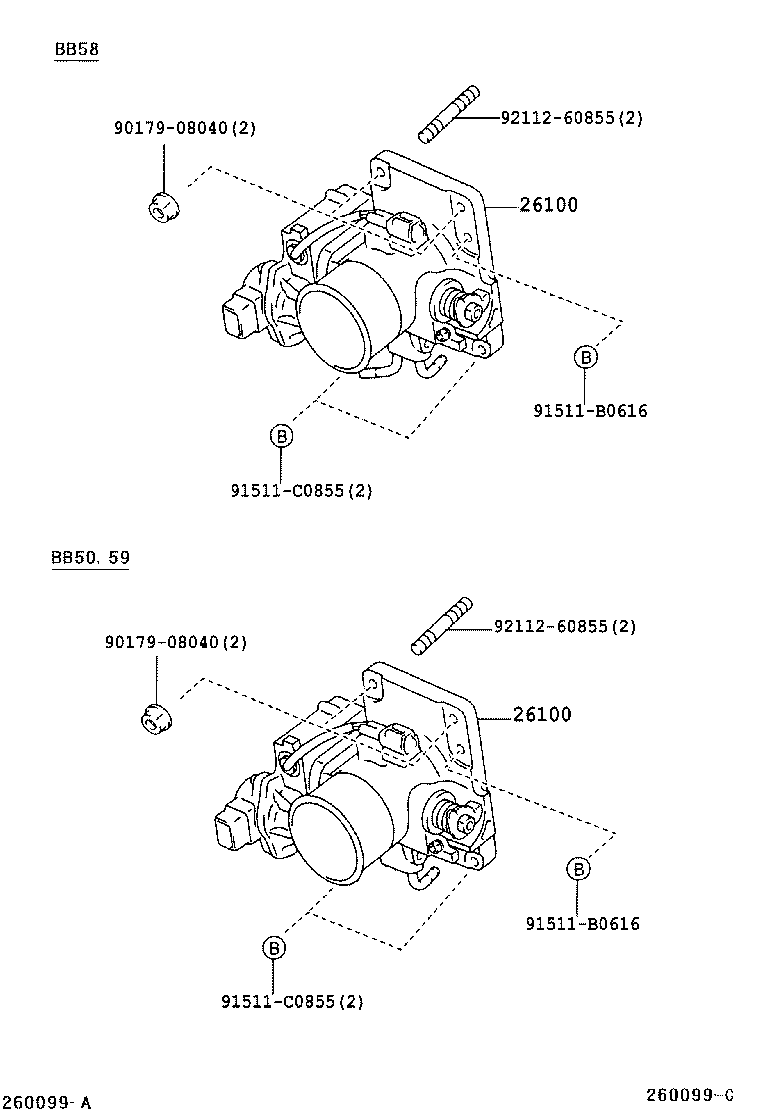 26100-58151 VENTURI ASSY product image