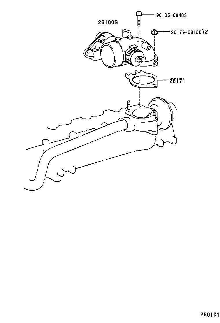 26100-30030 BODY ASSY, DIESEL THROTTLE product image