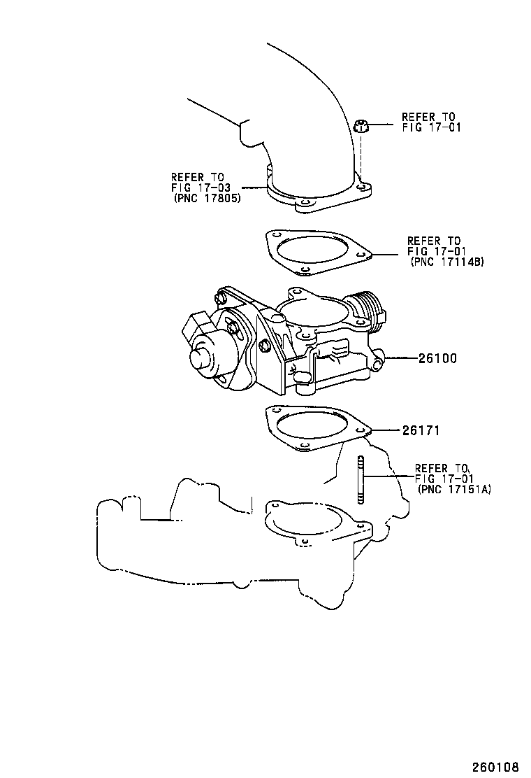 26100-54290 VENTURI ASSY product image