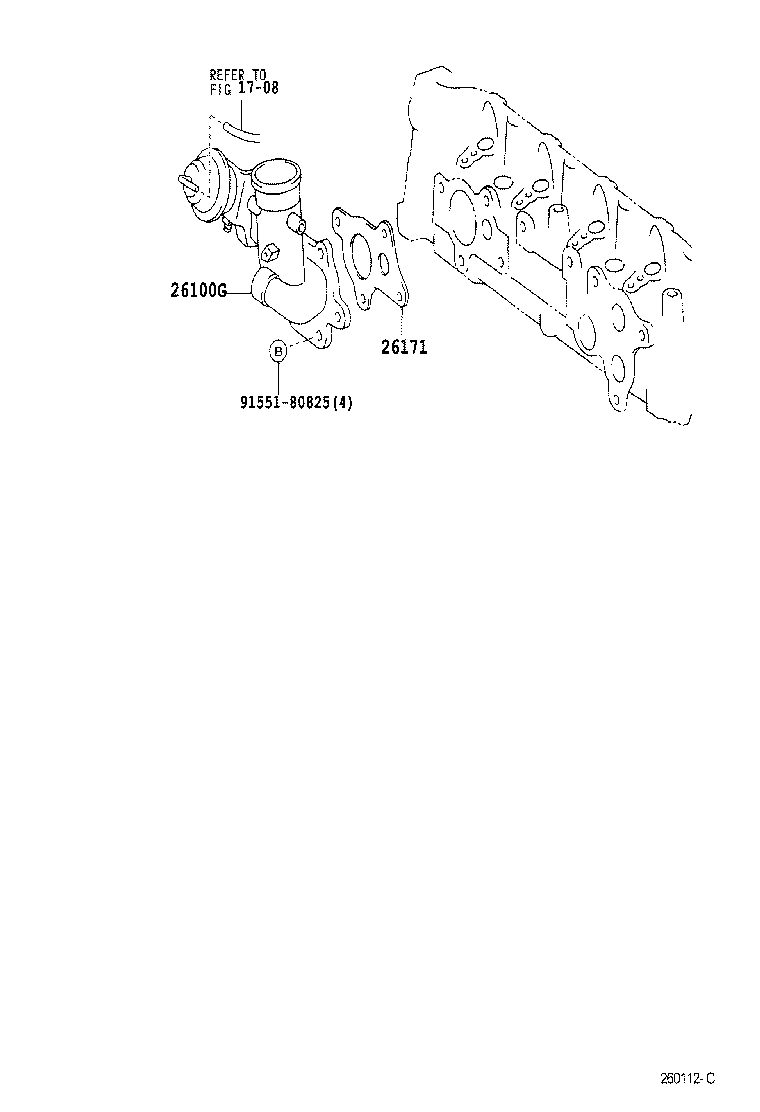 26171-33011 GASKET, VENTURI product image