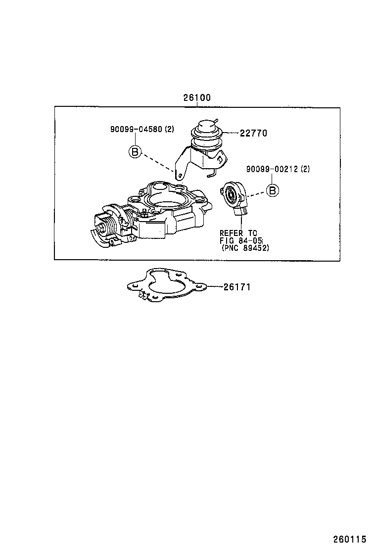26100-30040 BODY ASSY, DIESEL THROTTLE product image