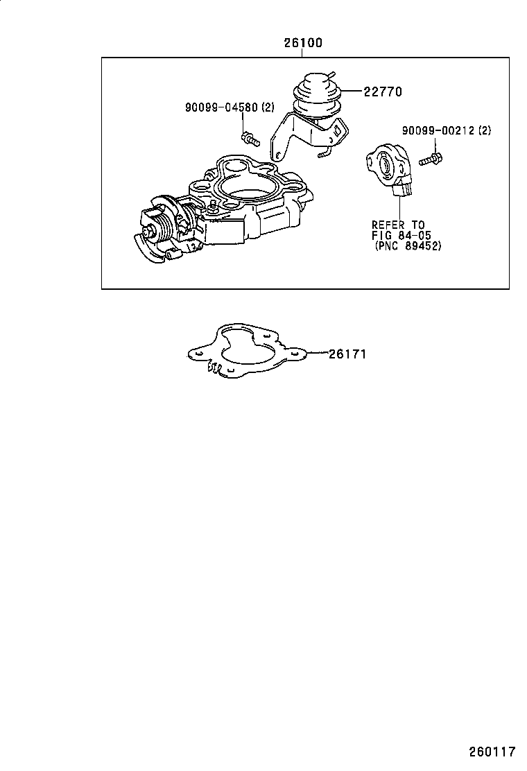 26100-67030 VENTURI ASSY product image