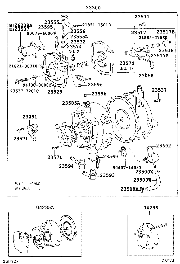 90079-74003 UNION, NO.2, FUEL HOSE product image