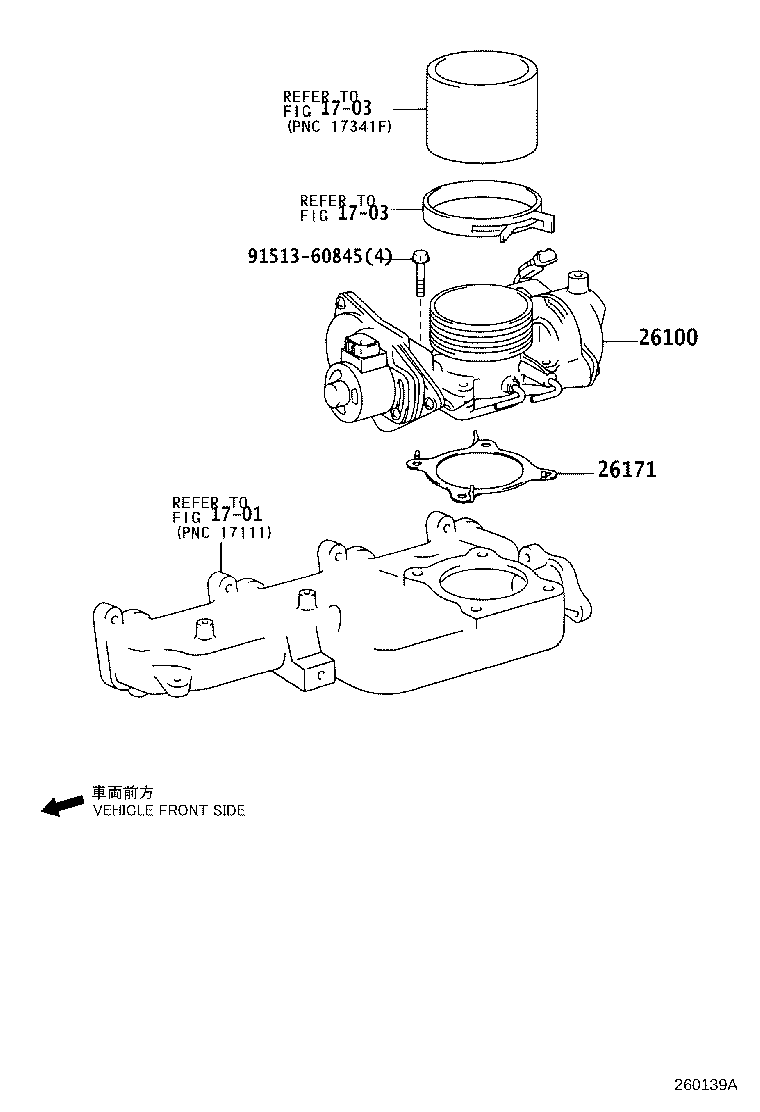 26100-67100 VENTURI ASSY product image