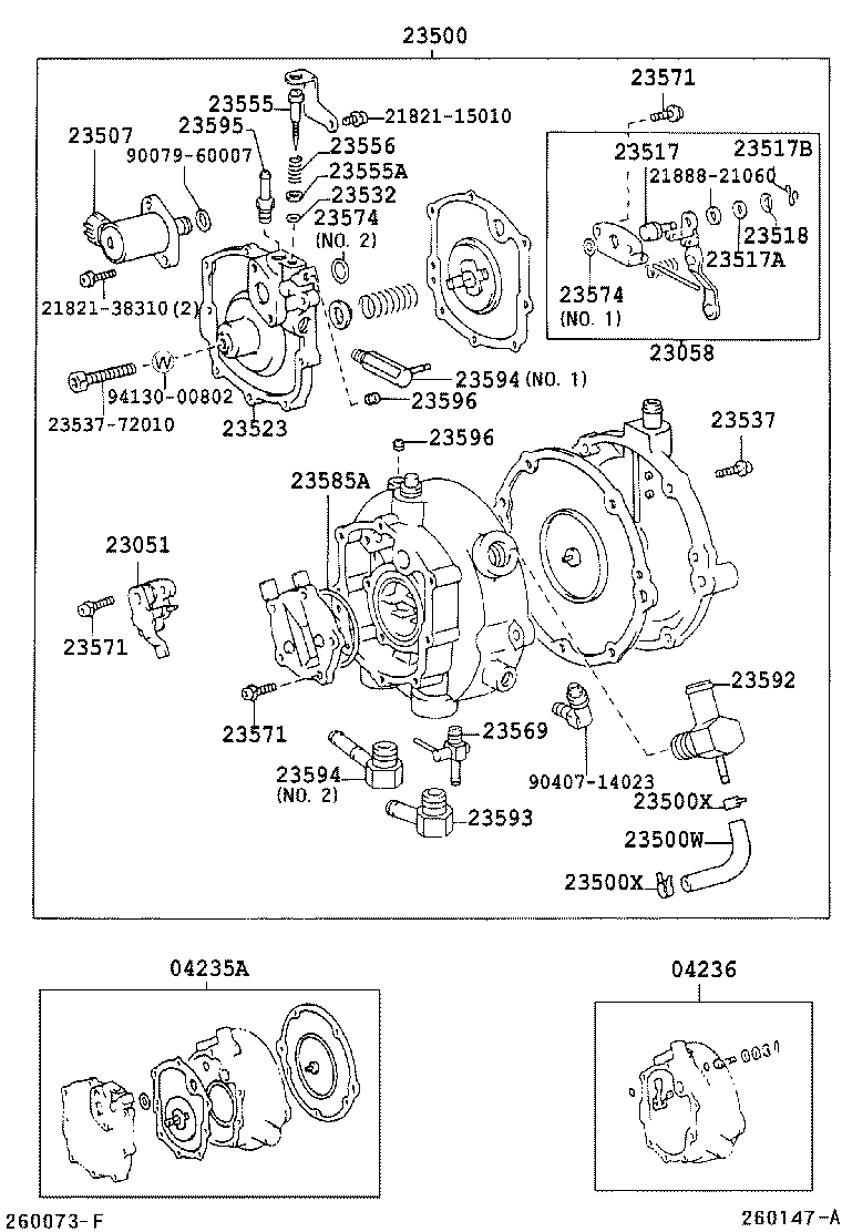 90079-74003 UNION, NO.2, FUEL HOSE product image