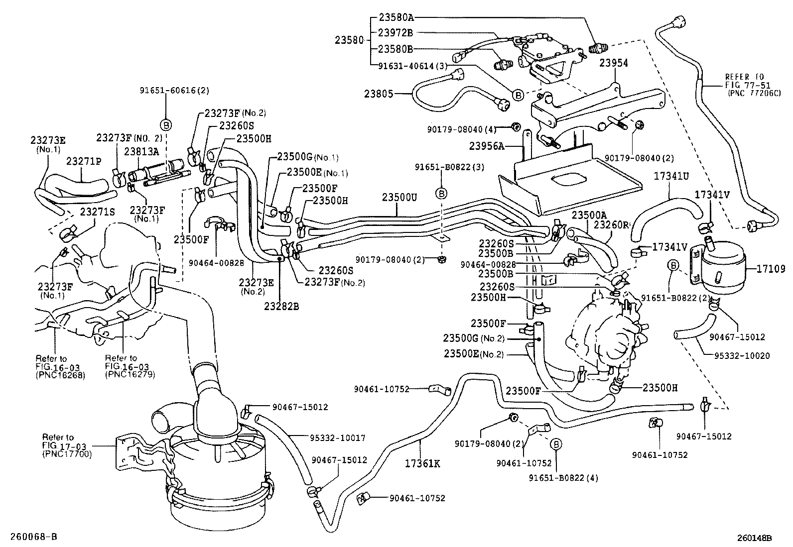 23271-75130 HOSE, NO.1(FOR LPG REGULATOR TO LPG CARBURETOR) product image