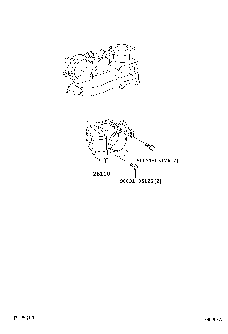 26100-78070 VENTURI ASSY product image